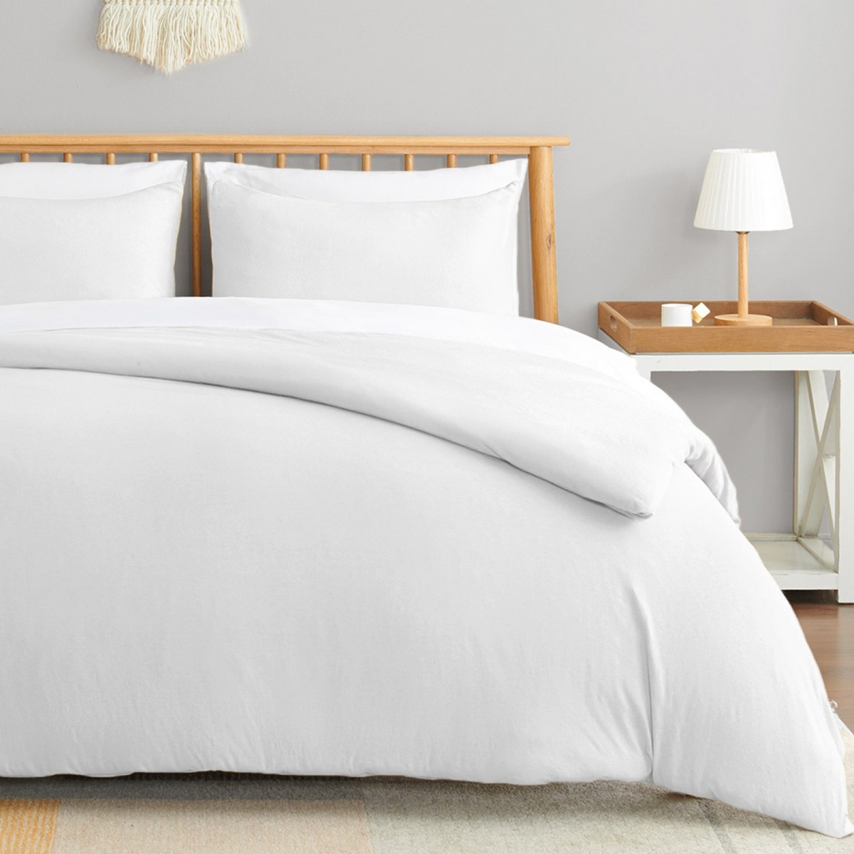 jersey knit cotton duvet cover